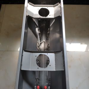 Double Sides Stainless Steel Feed Trough 8 6 Holes Weaner Pig Feeding