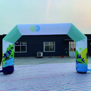 Cheap Huge outdoor advertising inflatable arch for event inflatable bevel arch for sale
