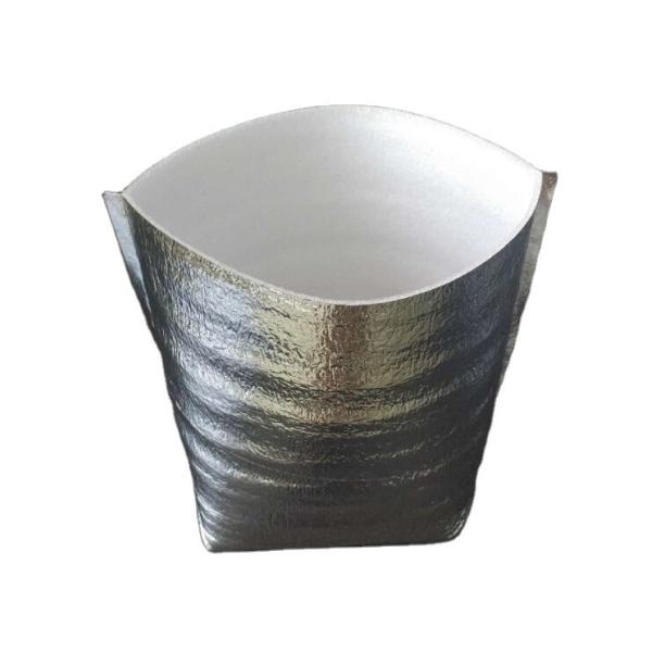 Acceptable OEM/ODM Carton Insert Foam Foil Liner Heat Preservation Box for Food