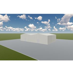 High-Strength Galvanized Steel Frames With Custom Sizes For Industrial Buildings