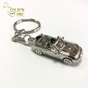 Convertible Car Model Keychain , Custom Vintage 3D Car Keychain