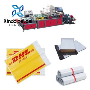 Multiline Double Line Rolling Side Sealing Bag Forming Machine With Auto Glue