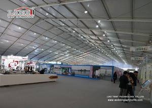 Huge Polygon Aluminum Frame Outdoor Exhibition Tents With White PVC Roof Covers