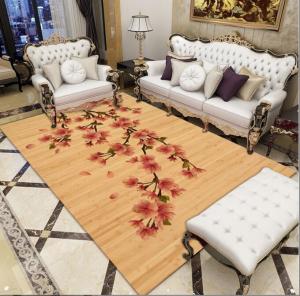 Cheap Crystal Velvet Bedroom Sofa Living Room Floor Carpet Noble Elegant New Chinese Style for sale