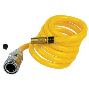 Silver Metal 12V Air Compressor Kit For Car 3M Cord With Cigarette Lighter