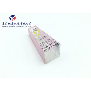 Trapezoid Shape Plastic PET Box Custom Plastic Box Packaging For Bath Fizzers