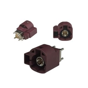 FAKRA HSD LVDS Connector for High Frequency IEEE 1394 Applications Range DC To 6