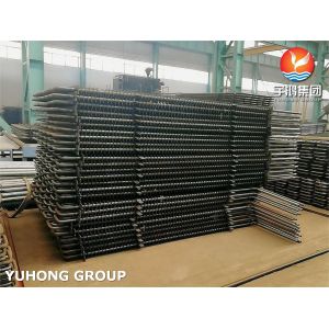 China Seamless Steel Square ASME SA179 U+H Type Fin Tube Boiler Pressure Parts Economizer on sale