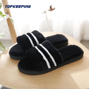 CE Certificated Custom PVC Outsole Furry Slides Slippers