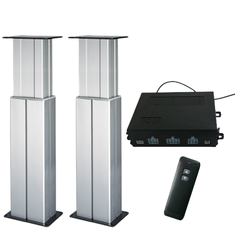 450KG Industrial Lifting Column Kit with Synchronization Control 12V 24V