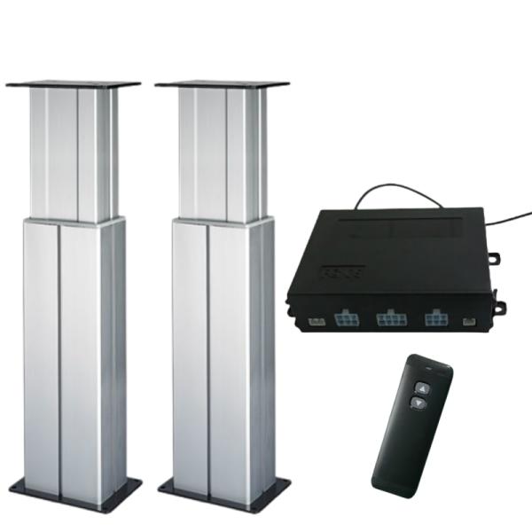 Quality 450KG Industrial Lifting Column Kit with Synchronization Control 12V 24V wholesale