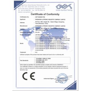 Shenzhen Lstronic Electronics Co., Ltd. Certifications