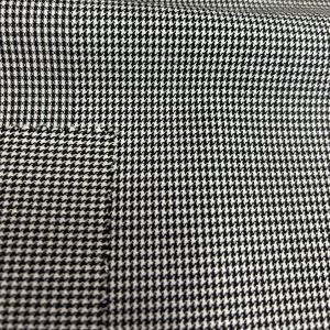 Polyester Rayon Spandex Bird Check Yarn-Dyed Fabric for Garment