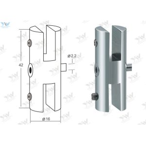 China Silver Cable Hanging System Double Sided Clamp Brass Material Panel Clamps on sale