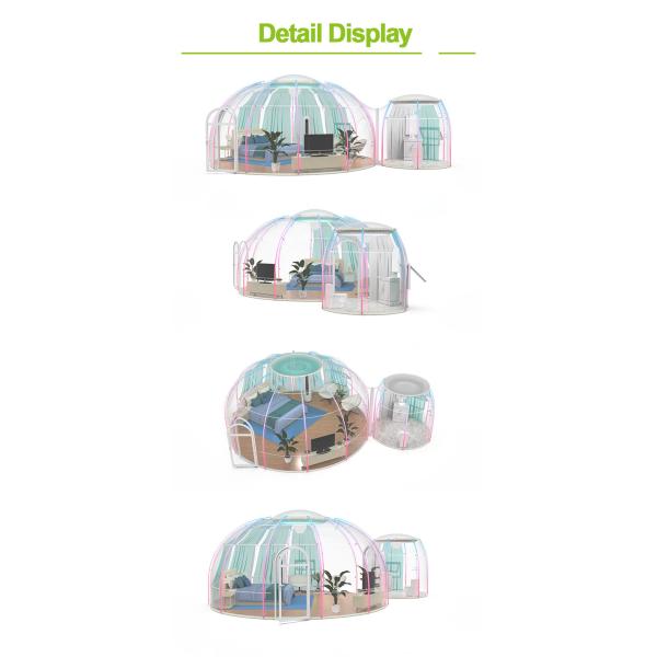 Handy Installation Dome Bubble Tent Luxury Bubble Picnic Tent