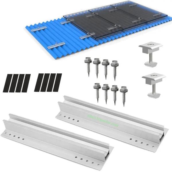 Metal Roof Solar Panel Mounting Brackets with ISO9001/CE/AS/NZS 1170/TUV