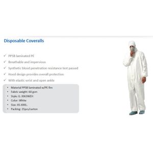 Cheap Bacteria Barrier Disposable Medical Coverall With Tape For Personal Protective for sale