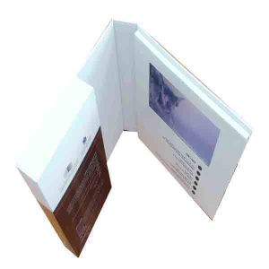 China Advertising Video Booklets / Full Ccolors LCD Video Brochure Card on sale