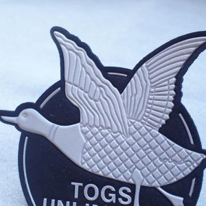 3D Logo Iron On TPU Custom Jean Jacket Patches Heat Transfer Patch