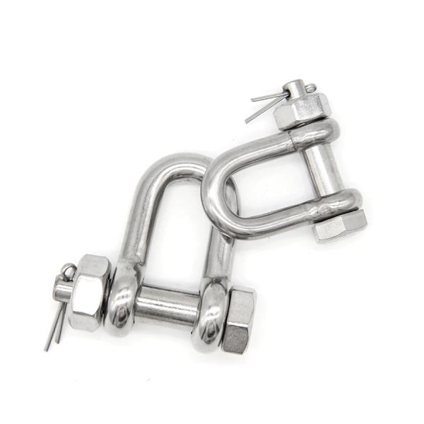 Forged Marine Rigging Chain Zinc D Type Anchor Shackle