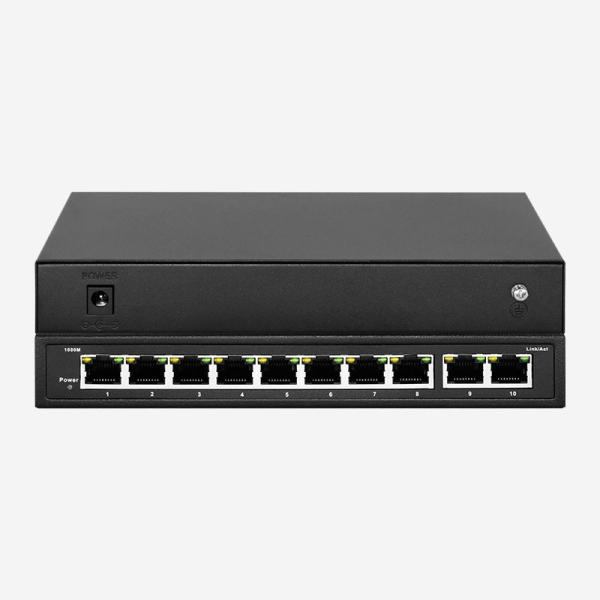 10 10/100/1000MBase-T RJ45 Unmanaged Ethernet Switch For Smooth Gigabit Data