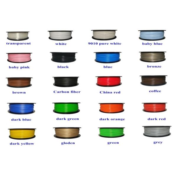 ABS Plastic Roll 1kg 2.2lb Spool 1.75mm / 2.85mm / 3mm 3d Printer Plastic