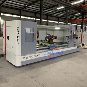 High Precision CK6180 Horizontal CNC Flat Bed Automatic 3 Chuck Lathe