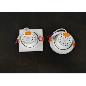 3W Adjustable Angle SMD Recessed Ceiling Spotlights , White LED Downlights