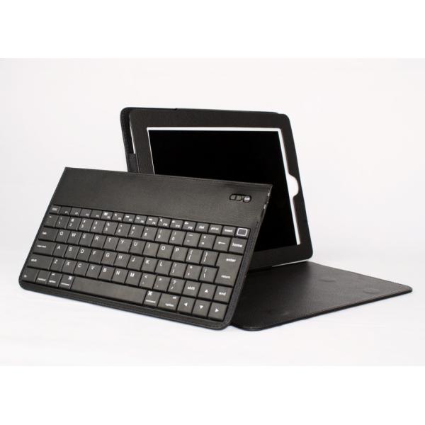 Ergonomic Design Multiple Angles 235x135mm ABS Materia IPad 2 Bluetooth Keyboard