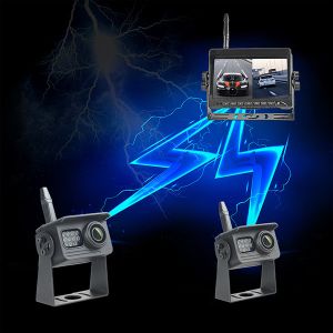 HD 1080P 7 Inch RV Wireless Backup Camera IPS Screen DVR Recorder