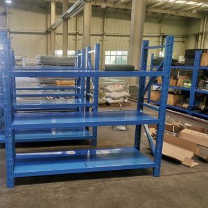 100KG/Layer-500KG/Layer Boltless Shelving Units Customized For Warehouse Storage