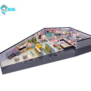 Cheap Creative Macaron Themed Kids Amusement Park Environmentally Friendly for sale