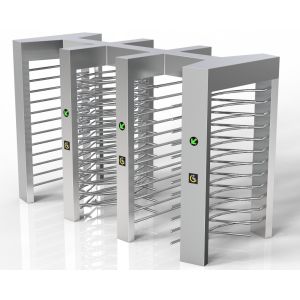 Cheap Mechanism Double Full Height Turnstile With IP54 Protection Level for sale