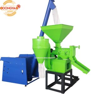 Rice Mill Machine Portable 700kg/h Capacity With Elevator Matched