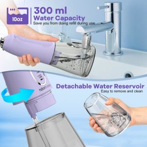 Portable USB Power Electric Water Flosser Strong Water Pressure Dental Cleaner