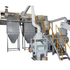 Advanced 200-3000kg/h Capacity Lithium Cell Battery Recycling Machine for Black