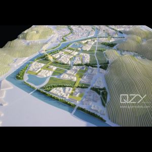 Wuyan Design - 1/1500 Ningbo Yinzhou Yinzhou River Planning Mode