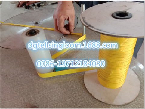 good quality China coiling machine in sales for packing cotton ribbon,riband