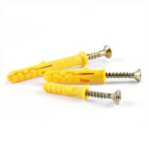 Red Nylon Plastic Expansion Bolt Screw For Various Applications - Load Capacity