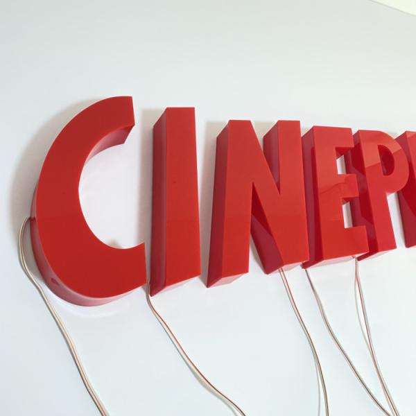 Outdoor Store Illuminated LED Acrylic Letters Signs 12V DC