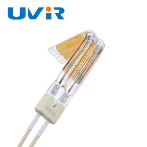 Gold Coated Quartz Glass Infrared Heating Element Tube 150-6000W