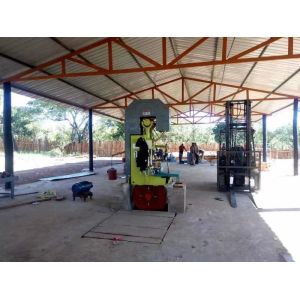 MJ3310 Vertical wood cutting band saw, log sawing sawmill machine with CNC