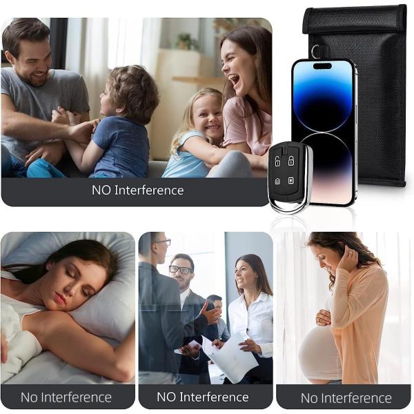 flame retardant rfid blocking emf protection faraday bag