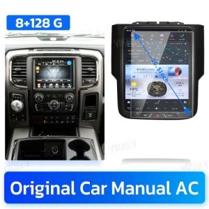 VIKNAV 10.5 Inch Touch Screen 8 Core Android Car Radio For Dodge Ram 1500 2013