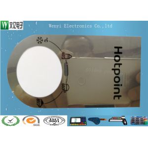 0.15mm Mirror PC Membrane Switches Graphic Overlays With Silver Effect Silk