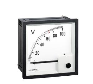 Cheap Oem Odm Analog Panel Voltmeter Indicating Pointer 90 Degree Rotation Good Appearance for sale