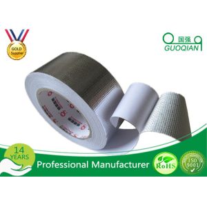 Reinforced Aluminium Foil Tape Heat Resistance , High Temperature Foil Tape Hot