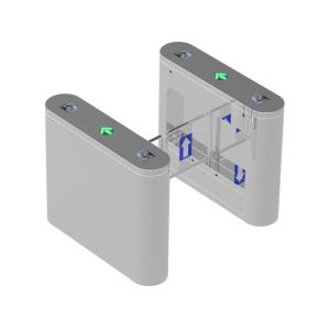 SUS304 Pedestrians Turnstile Access Control Swing RFID Electronic Barrier Gate