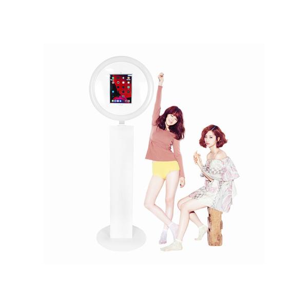 Quality Makeup Vlog Ipad Selfie Photo Booth Ring Light Ipad Selfie Station With Tripod wholesale