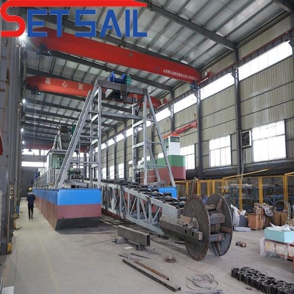 River Diamond Mining Machinery with 11 Kw Power Drum Screen and 0.8 Meter